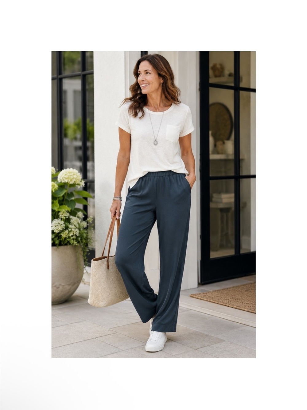 J.Jill sand-washed  Pull-On Pants size XL NWT